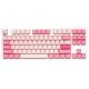 Ducky One 3 TKL Gossamer Pink Teclado Gaming Mecânico Hot-Swappable MX-Silent Red PBT (PT)