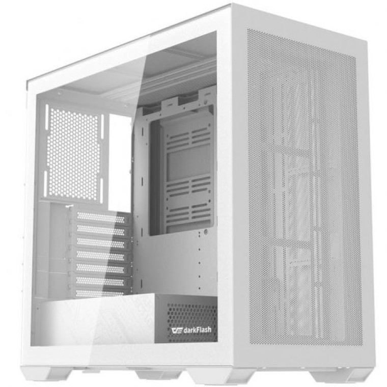 darkFlash DLX4000 Mesh Caja ATX Cristal Templado USB-C 3.0 Blanca