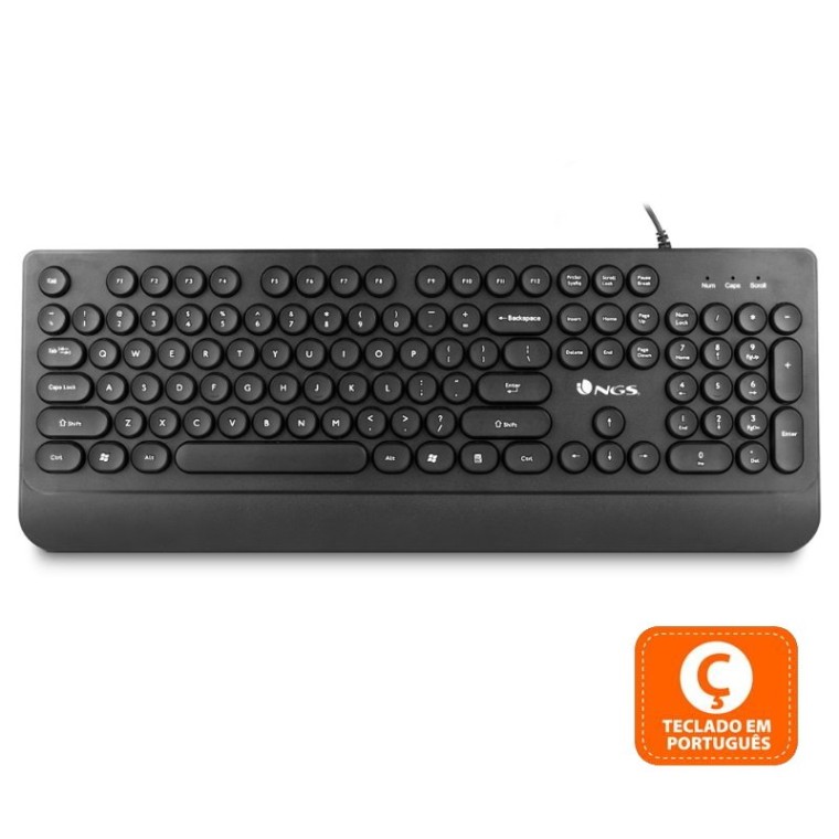 NGS Wired Keyboard Dot Teclado (PT)