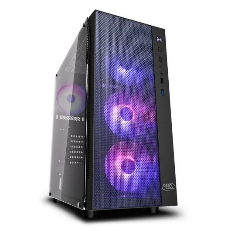 DeepCool Matrexx 55 Mesh ADD-RGB 4F Cristal Templado USB 3.0