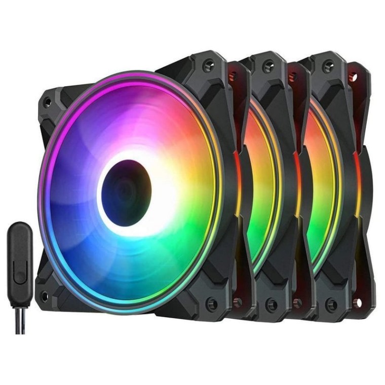 DeepCool CF120 Plus Pack 3 Ventiladores 120mm ARGB