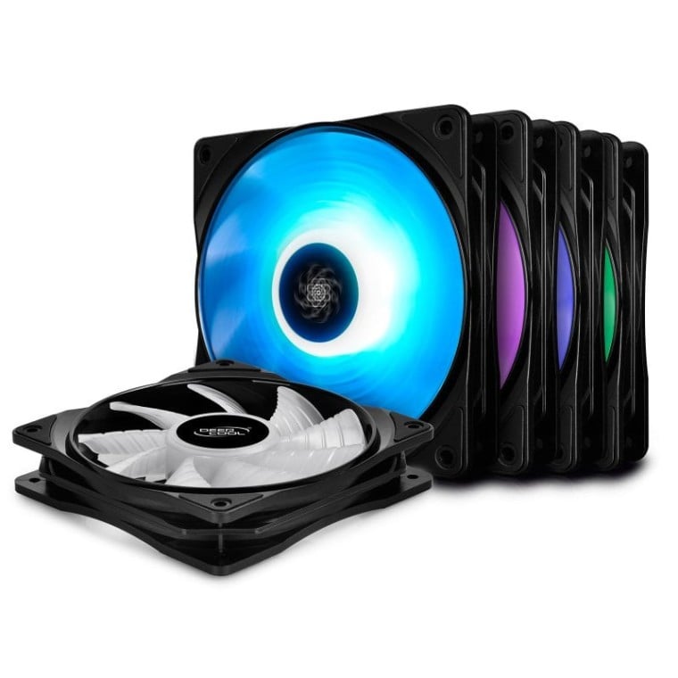 DeepCool RF 120M Pack 5 Ventiladores RGB 120mm