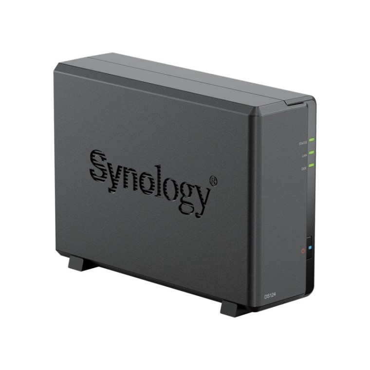 Synology DiskStation DS124 NAS 1GB RAM + 1x Disco Duro 12TB Synology Hat Plus