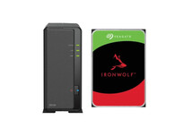 Synology DiskStation DS124 NAS 1GB RAM + 1x Disco Duro 4TB Seagate IronWolf
