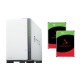 Synology DiskStation DS223j NAS + 2x Discos Duros 12TB Seagate IronWolf