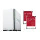 Synology DiskStation DS223j NAS + 2x Discos Duros 1TB WD Red Plus