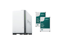 Synology DiskStation DS223j NAS + 2x Discos Duros 8TB Synology HAT Plus