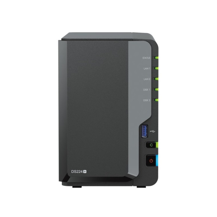 Synology DiskStation DS224+ NAS 6GB RAM + 2x Discos Duros 10TB Seagate IronWolf