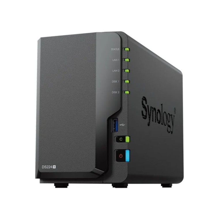 Synology DiskStation DS224+ NAS 6GB RAM + 2x Discos Duros 12TB Synology HAT Plus