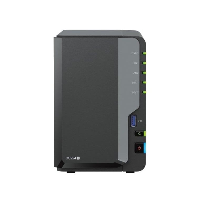 Synology DiskStation DS224+ NAS 6GB RAM + 2x Discos Duros 6TB Synology HAT Plus