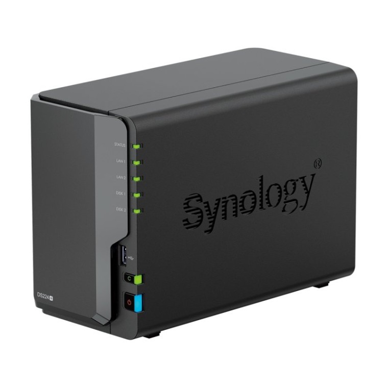 Synology DiskStation DS224+ NAS 6GB RAM Original + 2x Discos Duros 10TB WD Red Plus