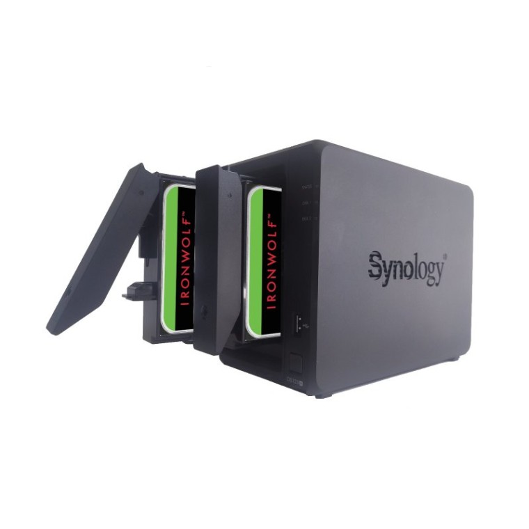 Synology DiskStation DS723+ NAS 6GB RAM DDR4 Original + 2x Discos Duros 10TB Seagate IronWolf