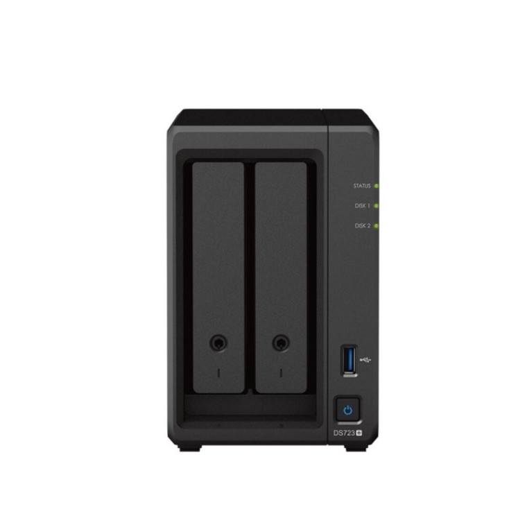 Synology DiskStation DS723+ NAS 6GB RAM DDR4 Original + 2x Discos Duros 12TB Synology HAT Plus