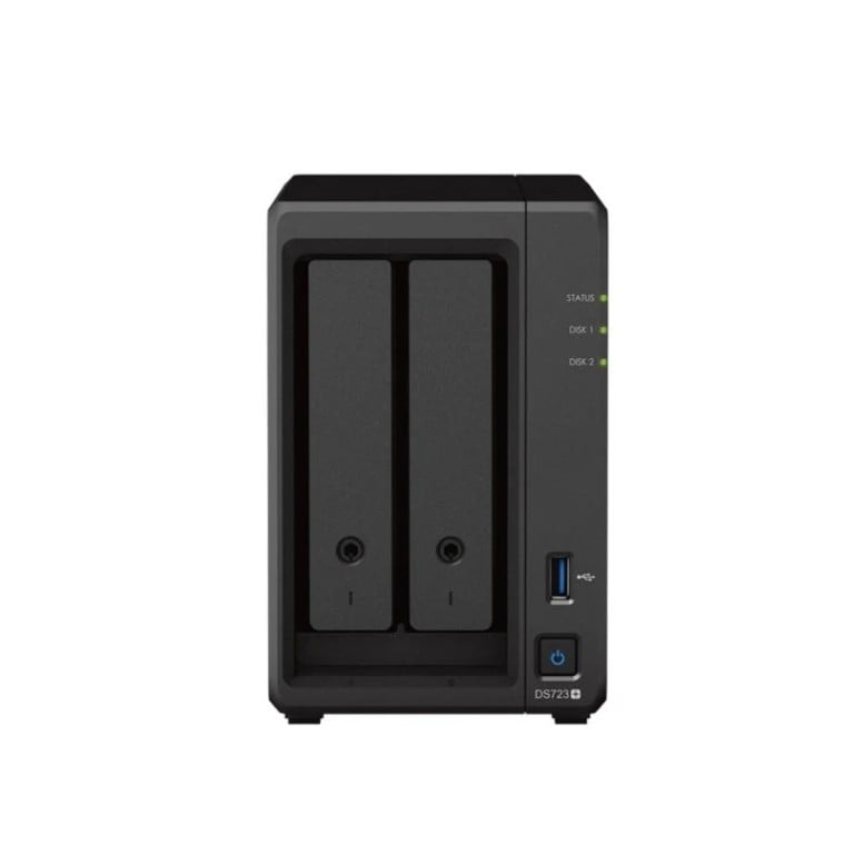 Synology DiskStation DS723+ NAS 6GB RAM DDR4 Original + 2x Discos Duros 8TB Synology HAT Plus