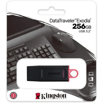 Pen Drive Kingston DataTraveler Exodia 256GB USB 3.2 Pen Drive Kingston DataTraveler Exodia 256GB USB 3.2