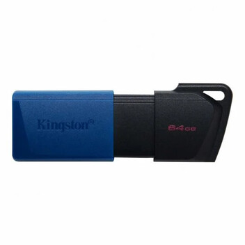 Kingston DataTraveler Exodia M Unidad Flash USB 64GB USB 3.2 Negro/Azul Kingston DataTraveler Exodia M Unidad Flash USB 64GB USB 3.2 Negro/Azul