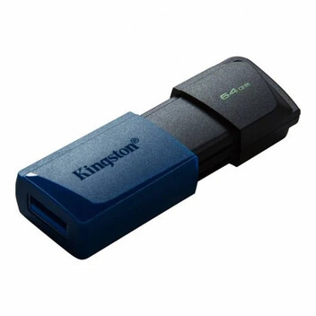 Kingston DataTraveler Exodia M Unidad Flash USB 64GB USB 3.2 Negro/Azul Kingston DataTraveler Exodia M Unidad Flash USB 64GB USB 3.2 Negro/Azul