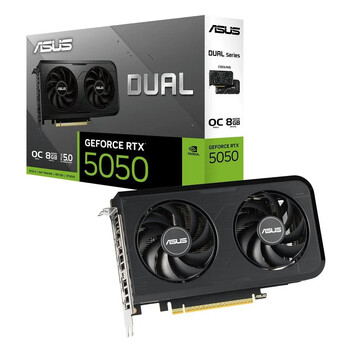 Tarjeta Gráfica ASUS Dual GeForce RTX 5050 OC Edition 8GB GDDR6 Reflex 2 RTX AI DLSS4 Tarjeta Gráfica ASUS Dual GeForce RTX 5050 OC Edition 8GB GDDR6 Reflex 2 RTX AI DLSS4