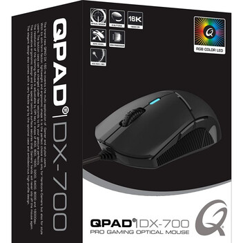 QPad DX700 Ratón Gaming 16000 DPI Negro QPad DX700 Ratón Gaming 16000 DPI Negro