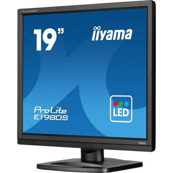 Monitor iiyama ProLite E1980S-B1 19" TN SXGA 75Hz Altavoces Monitor iiyama ProLite E1980S-B1 19" TN SXGA 75Hz Altavoces