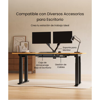 Escritorio Elevable de 4 patas Premium (E7 Plus)