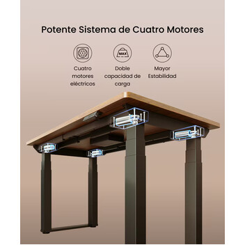 Mesa Elevable de 4 Patas con 4 Motores (E7Q)