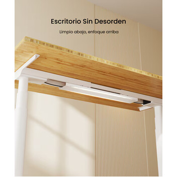 Mesa Trabajo Elevable Oficina con Patas Ovaladas (E8)