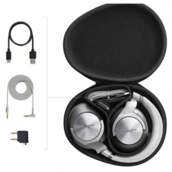 Technics EAH-A800 Auriculares Inalámbricos con Cancelación de Ruido Cable USB C Bluetooth Plata Technics EAH-A800 Auriculares Inalámbricos con Cancelación de Ruido Cable USB C Bluetooth Plata
