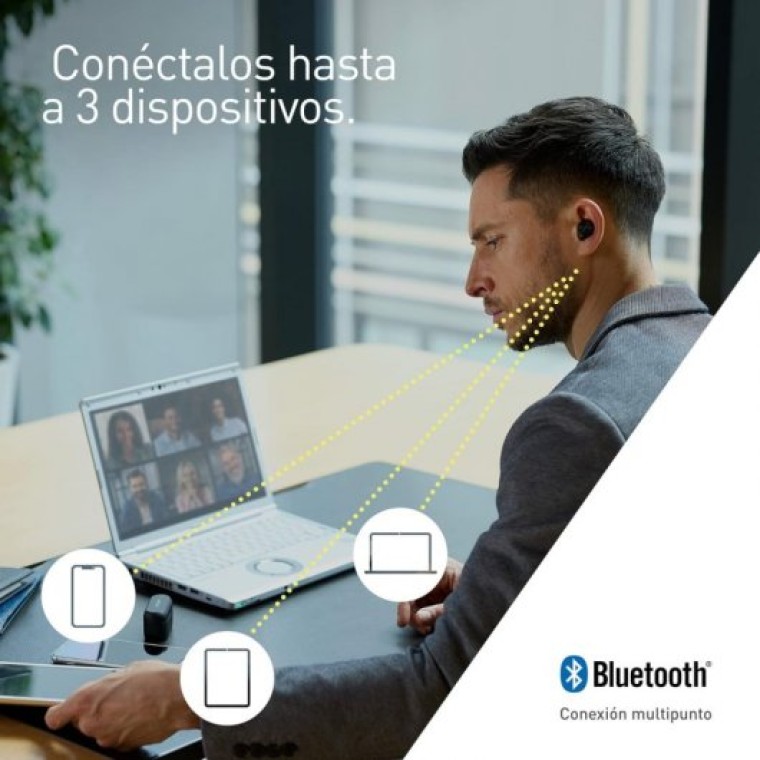 Technics EAH-AZ80E Auriculares TWS Bluetooth con Cancelación de Ruido Negros