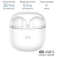 ZTE Buds 2 Auriculares Bluetooth Blancos ZTE Buds 2 Auriculares Bluetooth Blancos
