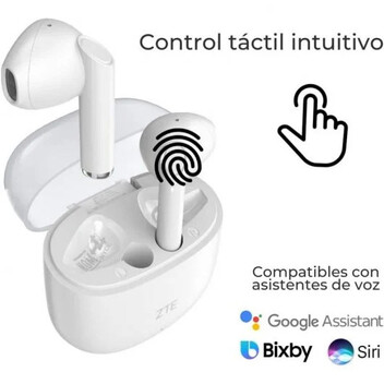 ZTE Buds 2 Auriculares Bluetooth Blancos ZTE Buds 2 Auriculares Bluetooth Blancos