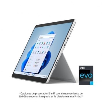Microsoft Surface Pro 8 Intel Evo Core i5-1145G7/8GB/512GB SSD/13" Táctil Platino Microsoft Surface Pro 8 Intel Evo Core i5-1145G7/8GB/512GB SSD/13" Táctil Platino