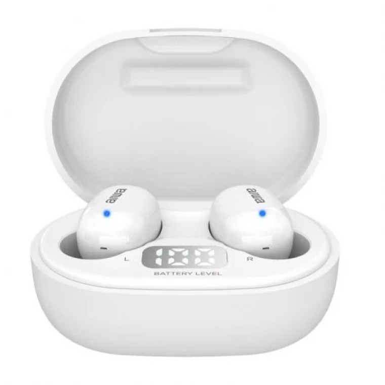 Aiwa EBTW-150 Auriculares Bluetooth Blancos