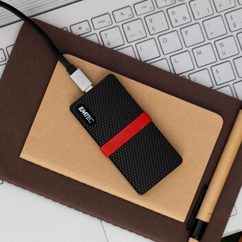 Disco Duro Emtec X200 Disco Externo SSD 1TB USB-C Negro Disco Duro Emtec X200 Disco Externo SSD 1TB USB-C Negro