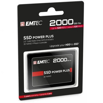 Emtec X150 SSD Power Plus 2.5" 2TB SATA 3 Emtec X150 SSD Power Plus 2.5" 2TB SATA 3