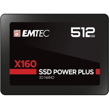 Disco Duro Emtec X160 2.5" 512 GB SSD SATA 3 QLC 3D NAND Disco Duro Emtec X160 2.5" 512 GB SSD SATA 3 QLC 3D NAND