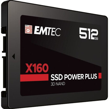 Disco Duro Emtec X160 2.5" 512 GB SSD SATA 3 QLC 3D NAND Disco Duro Emtec X160 2.5" 512 GB SSD SATA 3 QLC 3D NAND