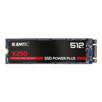 Emtec X250 SSD Power Plus 512GB M.2 SATA 3 Emtec X250 SSD Power Plus 512GB M.2 SATA 3