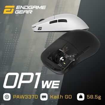 Endgame Gear OP1we Ratón Óptico Gaming USB-A 19000 DPI Negro Endgame Gear OP1we Ratón Óptico Gaming USB-A 19000 DPI Negro