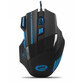 Ratón Esperanza EGM201B Gaming USB 2400 DPI Negro Azul Iluminado 7 Botones