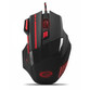 Ratón Esperanza EGM201R USB 2400 DPI Negro Rojo 7 Botones Iluminado