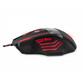 Ratón Esperanza EGM201R USB 2400 DPI Negro Rojo 7 Botones Iluminado