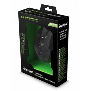 Ratón Esperanza EGM211R USB tipo A 2400 DPI Multicolor Iluminación 6 Botones Ratón Esperanza EGM211R USB tipo A 2400 DPI Multicolor Iluminación 6 Botones