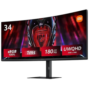 Monitor Xiaomi G34WQi 34" LED UltraWide QHD 180Hz FreeSync Curva Monitor Xiaomi G34WQi 34" LED UltraWide QHD 180Hz FreeSync Curva