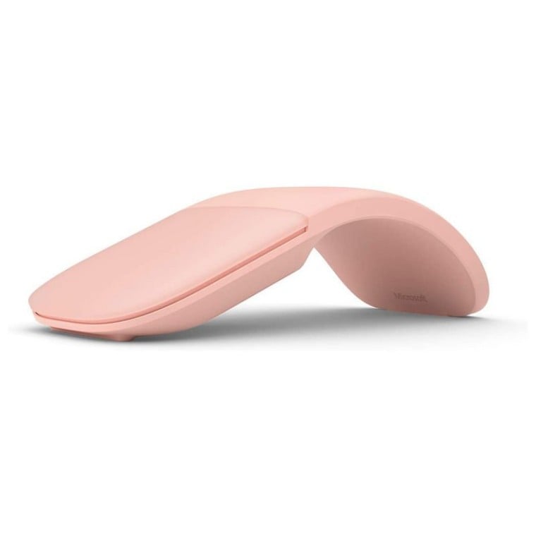 Microsoft Arc Mouse Ratón Óptico Inalámbrico Bluetooth Rosa Claro