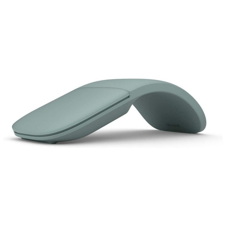 Microsoft Arc Mouse Ratón Óptico Inalámbrico Bluetooth Verde Salvia