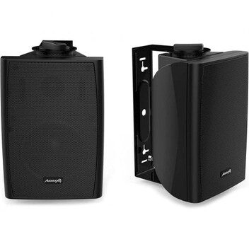 Audibax Elipse 4 Pareja de Altavoces HiFi con Soporte de Pared 2 Vías 20W Negros Audibax Elipse 4 Pareja de Altavoces HiFi con Soporte de Pared 2 Vías 20W Negros