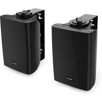 Audibax Elipse 4 Pareja de Altavoces HiFi con Soporte de Pared 2 Vías 20W Negros Audibax Elipse 4 Pareja de Altavoces HiFi con Soporte de Pared 2 Vías 20W Negros