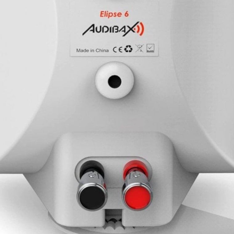 Audibax Elipse 6 Pareja de Altavoces con Soporte de Pared 2 Vías 40W Blancos