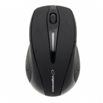 Ratón Esperanza EM101K Inalámbrico RF 1000DPI Negro Ambidiestro Ergonomía Goma Ratón Esperanza EM101K Inalámbrico RF 1000DPI Negro Ambidiestro Ergonomía Goma